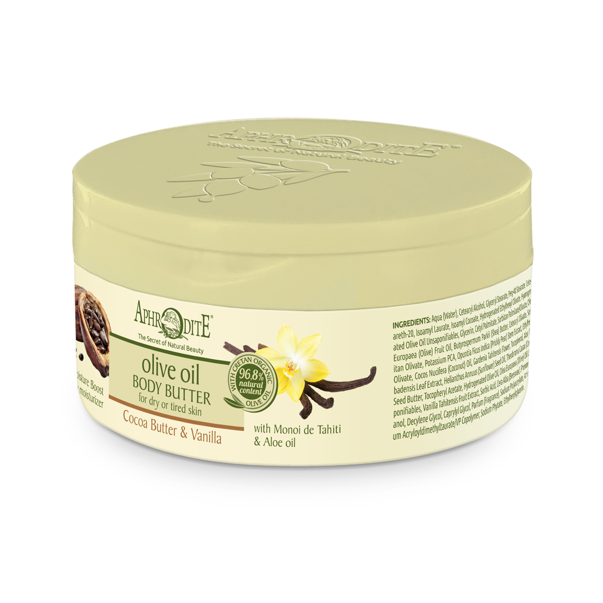 Aphrodite Body Butter with Cocoa Butter and Vanilla