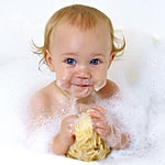 Naroa Baby Bath Sponge | Natural Soft Sea Sponge for Newborn Baby Bathing |  Premium Unbleached Sea Wool Sponge for Toddlers Soft Skin | Baby Bath