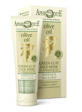 Aphrodite Mattifying & Pore Control Green Clay Face Mask - Main